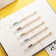 得力A543學(xué)生中性筆0.5mm全針管(黑)(支)