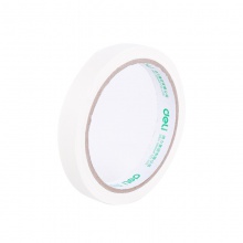 得力30669美紋紙膠帶15mm×20Y×145um(白色)(10卷/筒)