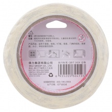 得力30419油性雙面泡棉膠帶24mm×3m×1mm(白色)(卷)