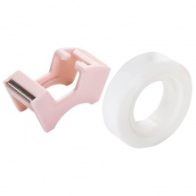 得力30118隱形膠帶套裝18mm×20y×50um(白色)(2卷/卡)