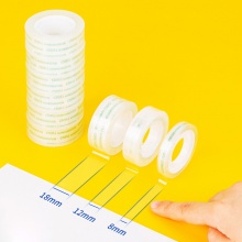 得力30065文具膠帶18mm×30y×38um(8卷/筒)