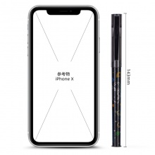 得力A614航天主題學(xué)生中性筆0.5mm全針管(黑)(支)