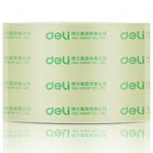 得力30367超市封箱膠帶60mm×40y×50um(卷)(高透)