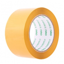 得力30359米黃封箱膠帶60mm×100y×50um(米黃色)(6卷/筒)