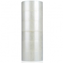 得力30335封箱膠帶60mm×200y×45um(6卷/筒)(普透)