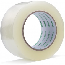 得力30334封箱膠帶60mm×150y×45um(6卷/筒)(普透)