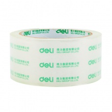 得力30252封箱膠帶48mm×60y×50um×(3卷/筒)(高透)
