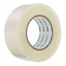 得力30208封箱膠帶48mm×200y×50um(6卷/筒)(普透)