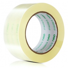 得力30205封箱膠帶48mm×100y×50um(6卷/筒)(高透)