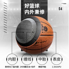安格耐特F1107吸濕PU7號籃球(橙色)