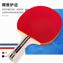 安格耐特F2318二星乒乓球拍(紅+黑)(橫拍)(單支裝)