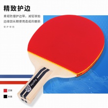 安格耐特F2327一星乒乓球拍(紅+黑)(直拍)(單支裝)
