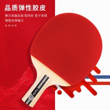 安格耐特F2328二星乒乓球拍(紅+黑)(直拍)(單支裝)