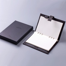 得力3158高級(jí)活頁(yè)記事本(咖啡色)-97頁(yè)-25K(本)