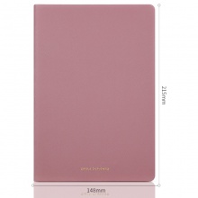 得力22292自填式日計劃效率手冊-A5-210mm×143mm/128張(紅)