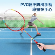 安格耐特F2117羽毛球拍(藍+紅)(2個/副)(帶三球)
