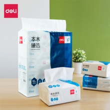 得力MR2150-01軟包抽取式紙面巾(白)(10包/提)