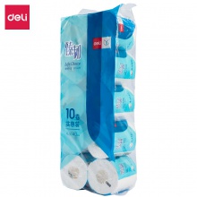 得力WJ4140-01卷筒式衛(wèi)生紙(混)(10卷/提)