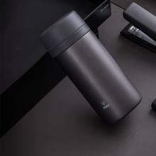 得力17657保溫杯(420ml)(深灰)(1只/盒)