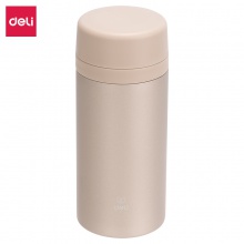 得力17657保溫杯(420ml)(香檳金)(1只/盒)