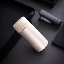 得力17657保溫杯(420ml)(香檳金)(1只/盒)