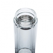 得力8978玻璃杯(黑)320ml蓋子鋅合金氧化