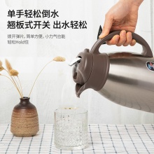 得力8966保溫壺(本色)(個(gè))1.5l不銹鋼內(nèi)膽