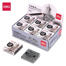 得力71070灰橡皮(灰)(一個(gè)彩盒一張玻璃紙)