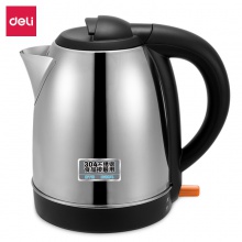 得力85603電熱水壺（1.7L）(本色)單層不銹鋼