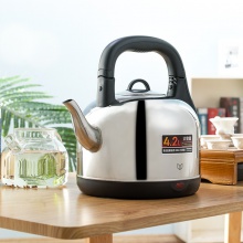 得力85611大容量電熱水壺(4.2L)(本色)