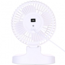 得力3687USB迷你風(fēng)扇(白)(1臺/彩盒)6寸，兩檔，塑料USB直供電