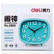 得力8800鬧鐘(白)104×40×90mm