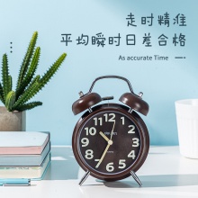 得力9036鬧鐘(棕色)(只)