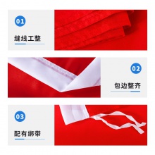 得力4223-3號黨旗(紅色)(面)