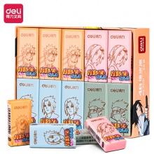 得力71131火影忍者橡皮擦(混)(塊)