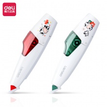 得力71497筆型修正帶5mmx6m膜帶(牛年主題)(米色)(卡)